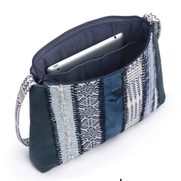 NWOT Demdaco Your Journey Indigo Crossbody Bag - Picture 4 of 12